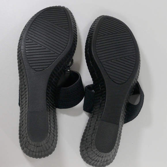 NWOB WHITE MOUNTAIN wedge sandals pewter size 8.5 - Picture 6 of 6